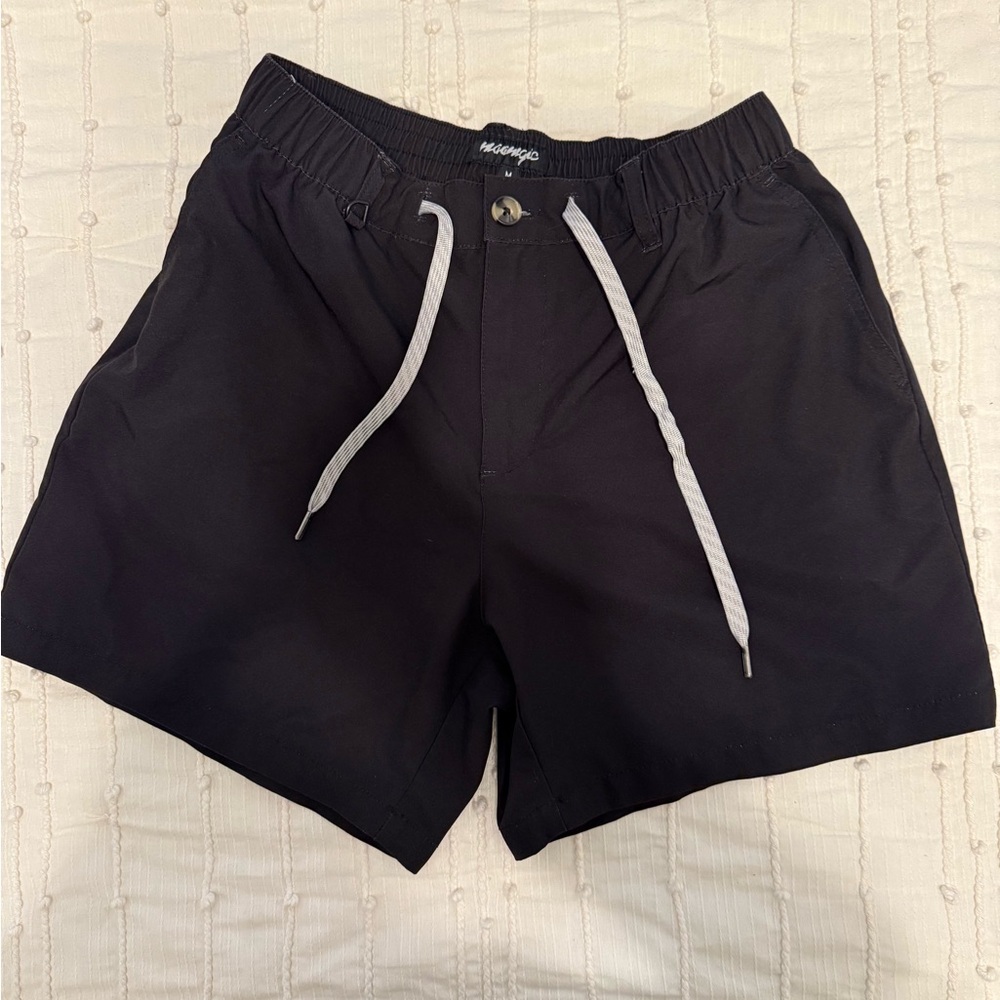 Black Drawstring Shorts